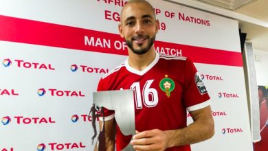 صورة “الكان”  اختيار أمرابط كأحسن لاعب في مباراة المغرب ضد الكوت ديفوار