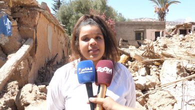 صورة زلزال تارودانت.. سلمى ابنة أكادير جاءت متطوعة من أجل ادخال البسمة على الأطفال المتضررين من الزلزال